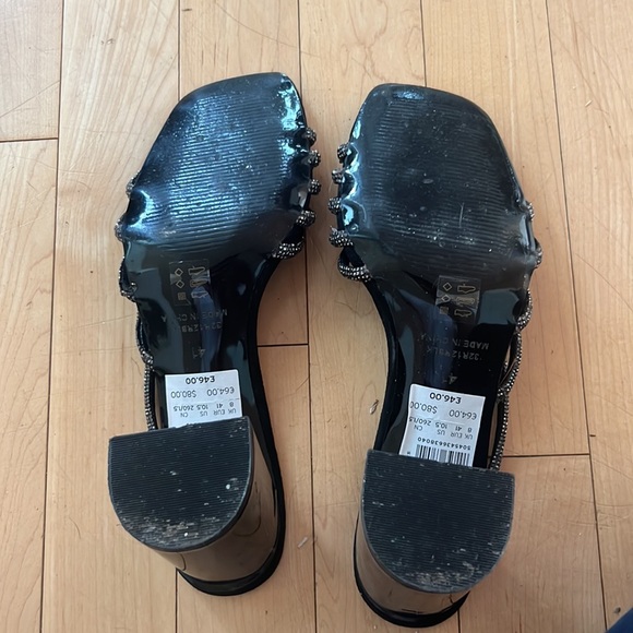 Sparkly black mule heels - Picture 4 of 4